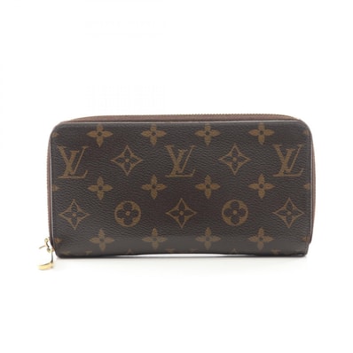 ルイ・ヴィトン LOUIS VUITTON ジッピーウォレット モノグラム ローズバレリーヌ ラウンド長財布 財布 レザー PVC ピンク レディース ブラウン系 / ピンク系 M41894 【中古】