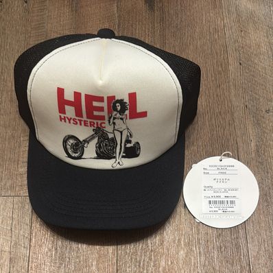 HYSTERIC GLAMOUR Hell Hysteric Mesh Cap "Black" 02251QH03