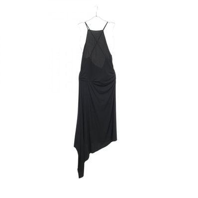 セリーヌ CELINE アシンメトリー キャミソール ワンピース 衣料品 トップス レーヨン レディース ブラック系 2R32F948A 【中古】