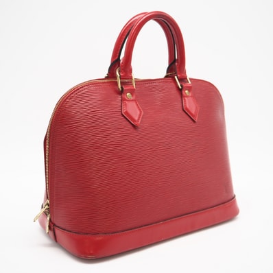 LOUIS VUITTON ルイ・ヴィトン エピ アルマ カスティリアンレッド M5214E ハンドバッグ レッド グレインレザー レディース