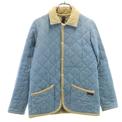 LAVENHAM ラベンハム イギリス製 キルティングジャケット 34 ブルー系 中綿