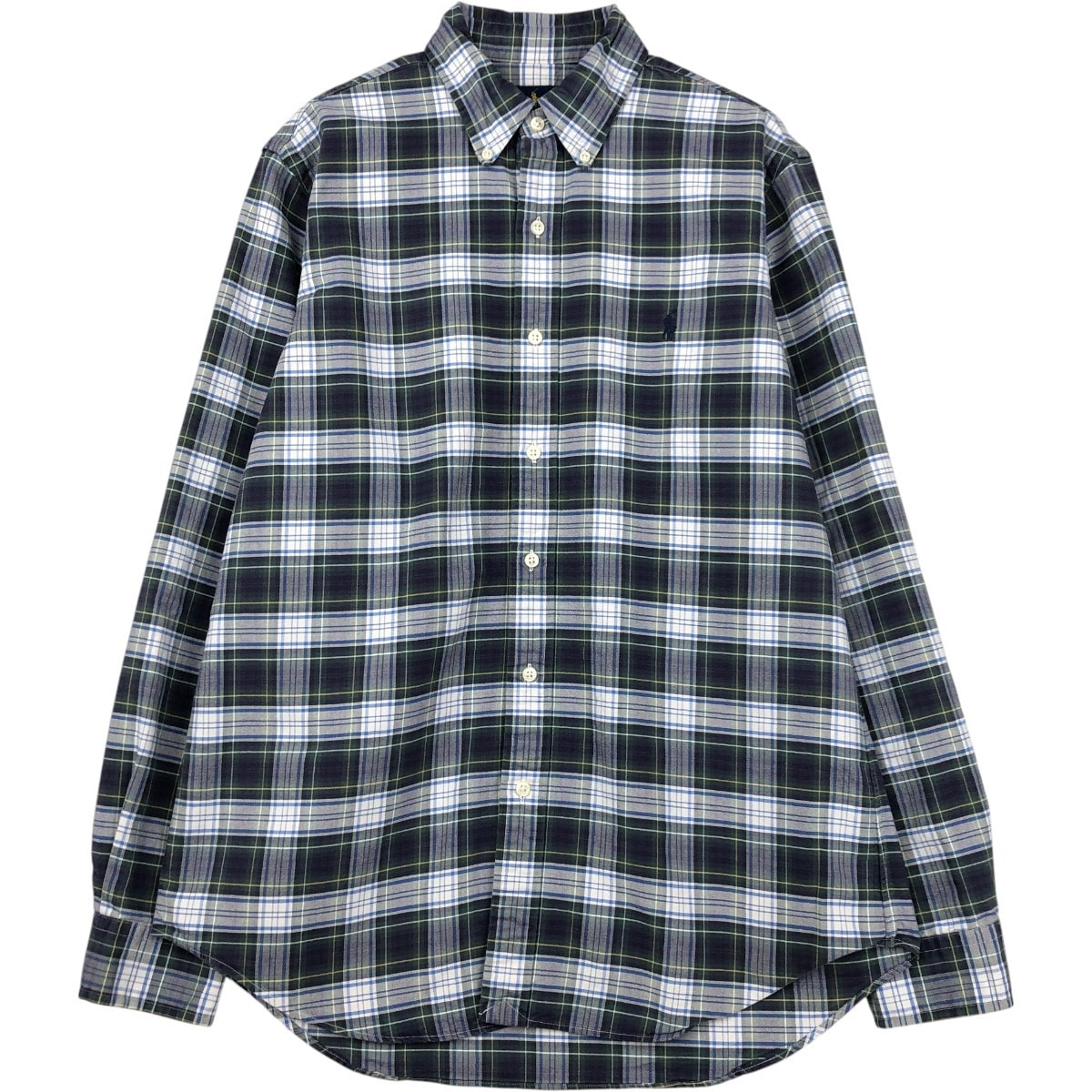 古着 ラルフローレン Ralph Lauren 長袖 ボタンダウンチェックシャツ メンズM相当/eaa676524