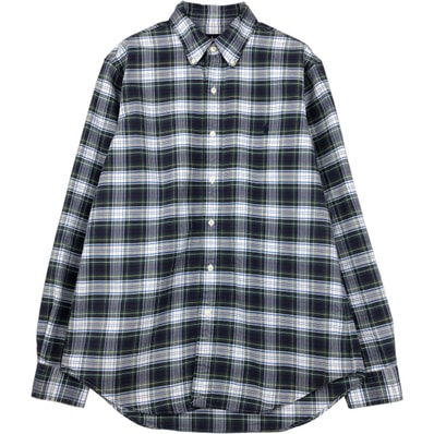 古着 ラルフローレン Ralph Lauren 長袖 ボタンダウンチェックシャツ メンズM相当/eaa676524