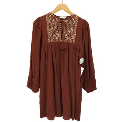EMBROIDERED SHORT DRESS【1142805635069】