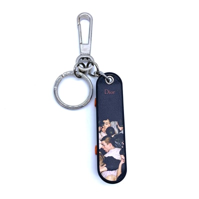 Dior HOMME HARDIOR Skateboard Key Holder "Black"