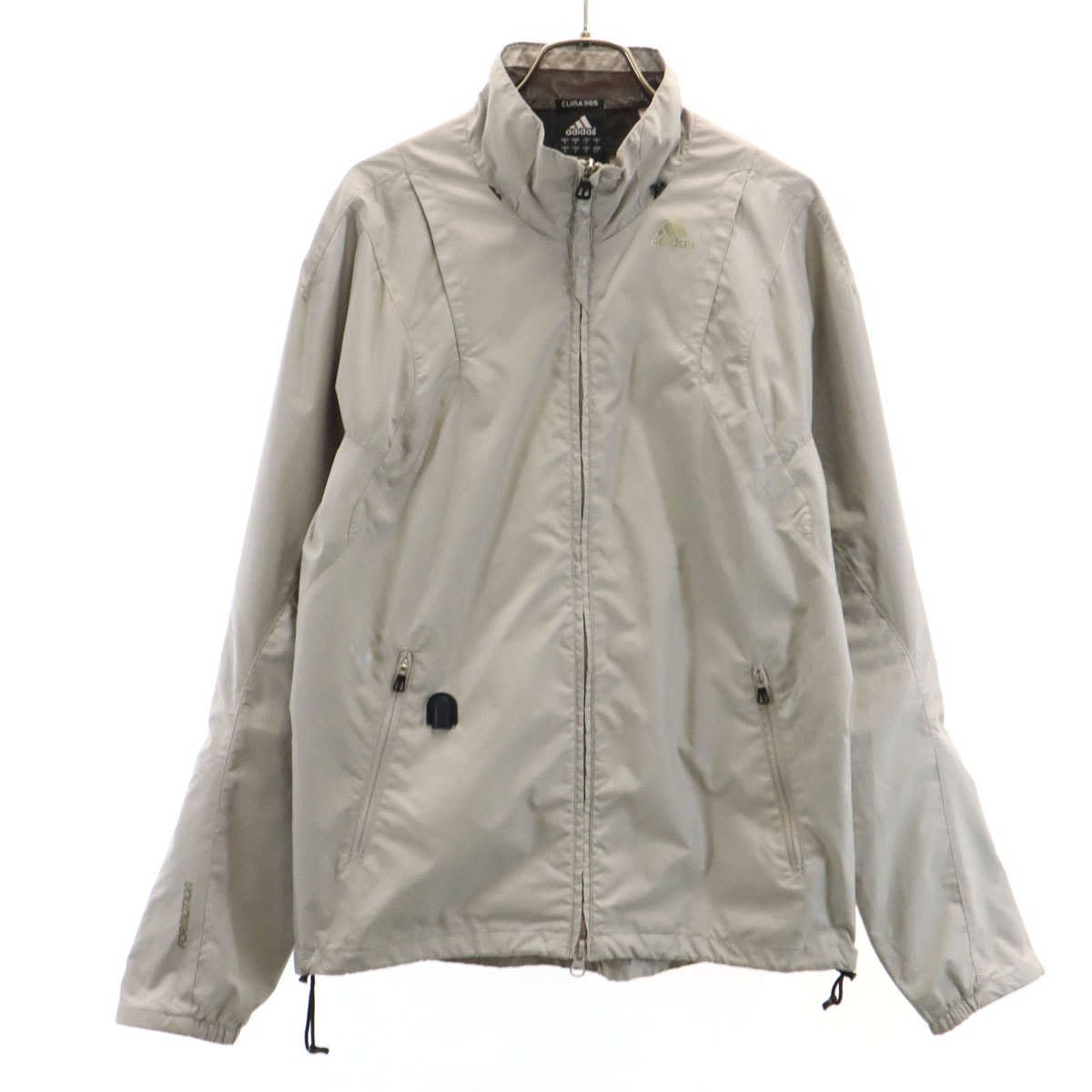 adidas アディダス ウインドブレーカー S グレージュ 裏メッシュ
