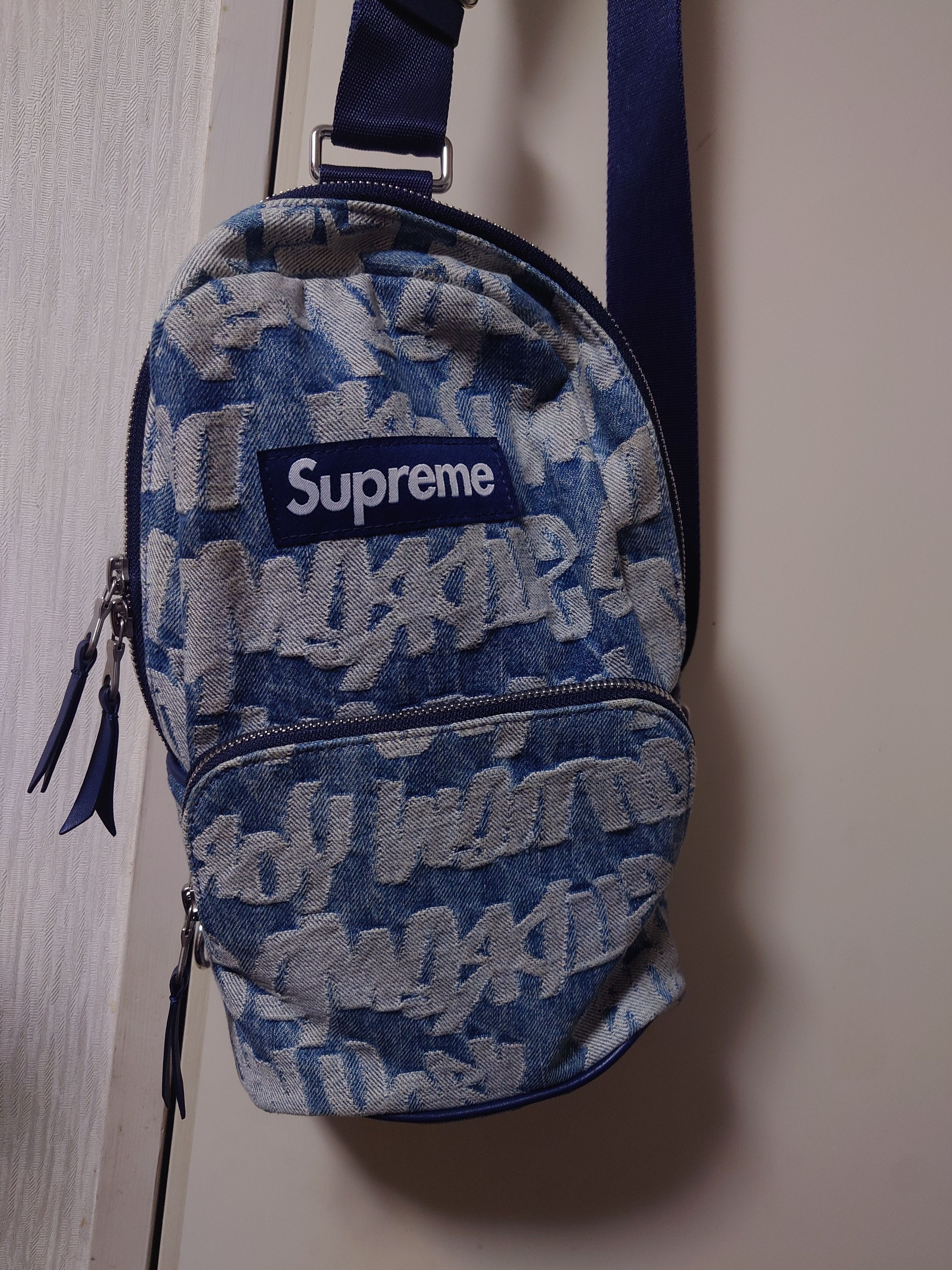 シュプリーム ファット ティップ ジャカード デニム ウエスト バッグ \"ブルー 楽天市場】Supreme / シュプリームFat Tip Jacquard Denim Waist Bag