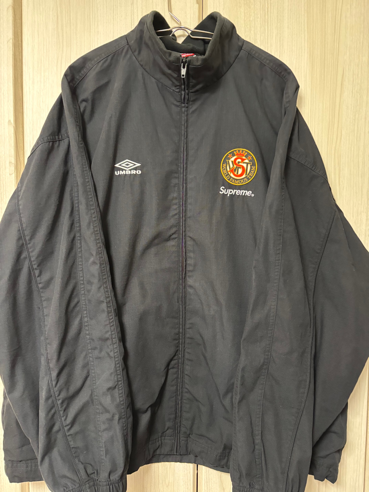 Supreme x Umbro Cotton Ripstop Track Jacket (26SS) "Black"