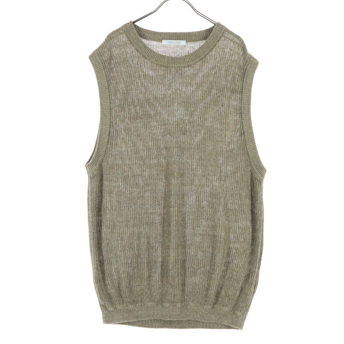 美品 JOURNAL STANDARD ジャーナルスタンダード ニットベスト M ブラウン