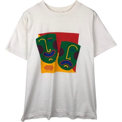 古着 ~90年代 フルーツオブザルーム FRUIT OF THE LOOM プリントTシャツ USA製 メンズXL相当 ヴィンテージ/eaa639163