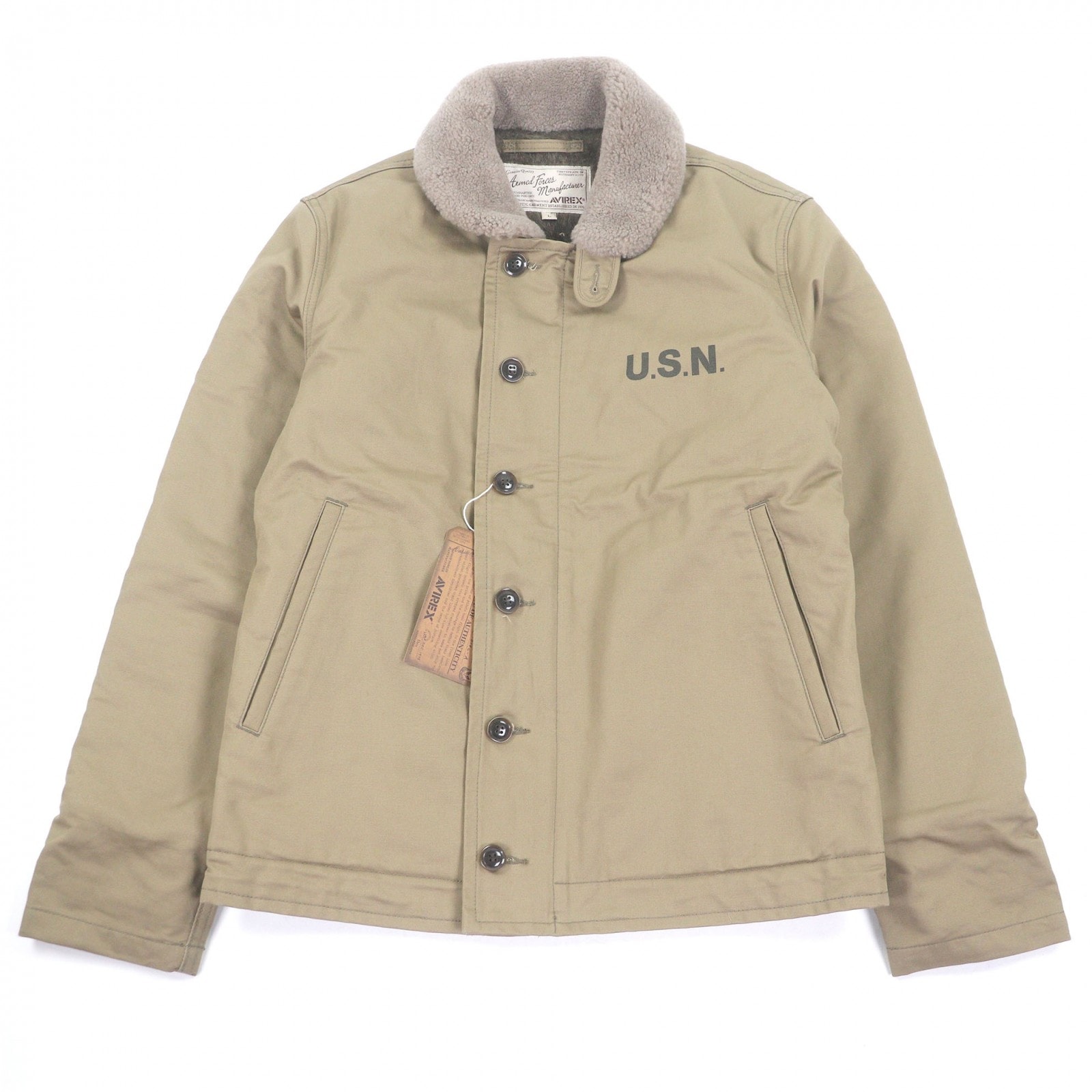 未使用品 アヴィレックス ボンバージャケット N-1 ベージュ