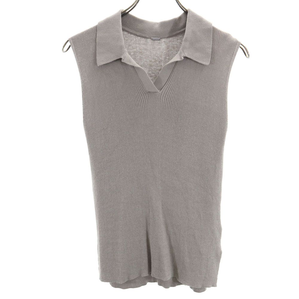 Mila Owen ノースリーブ スキッパー ニット