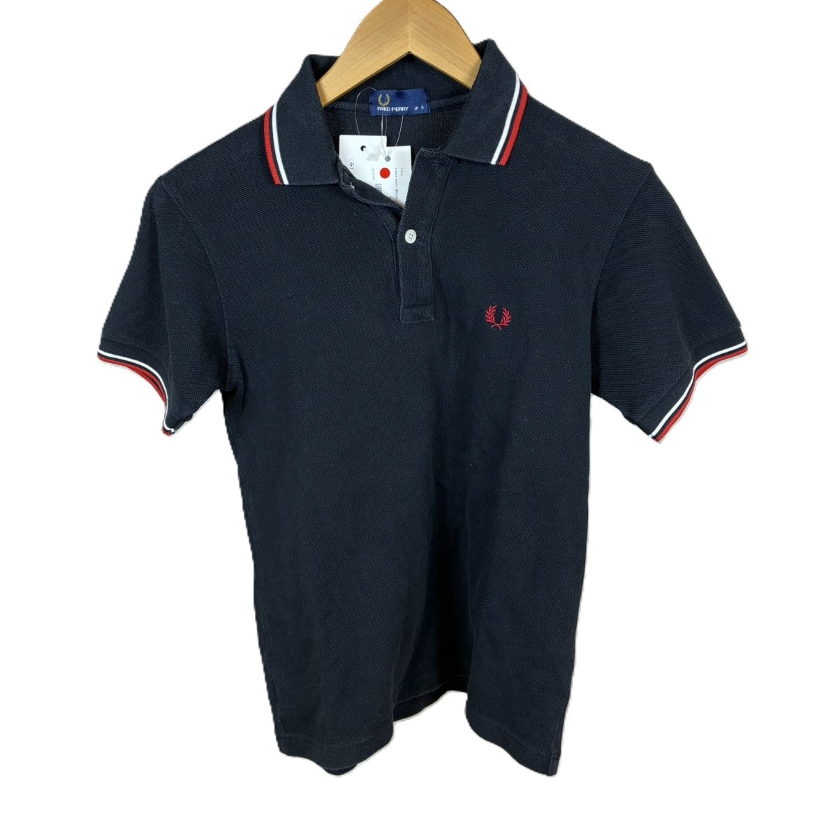 FRED PERRY 【フレッドペリー】 ポロシャツ ブラック S