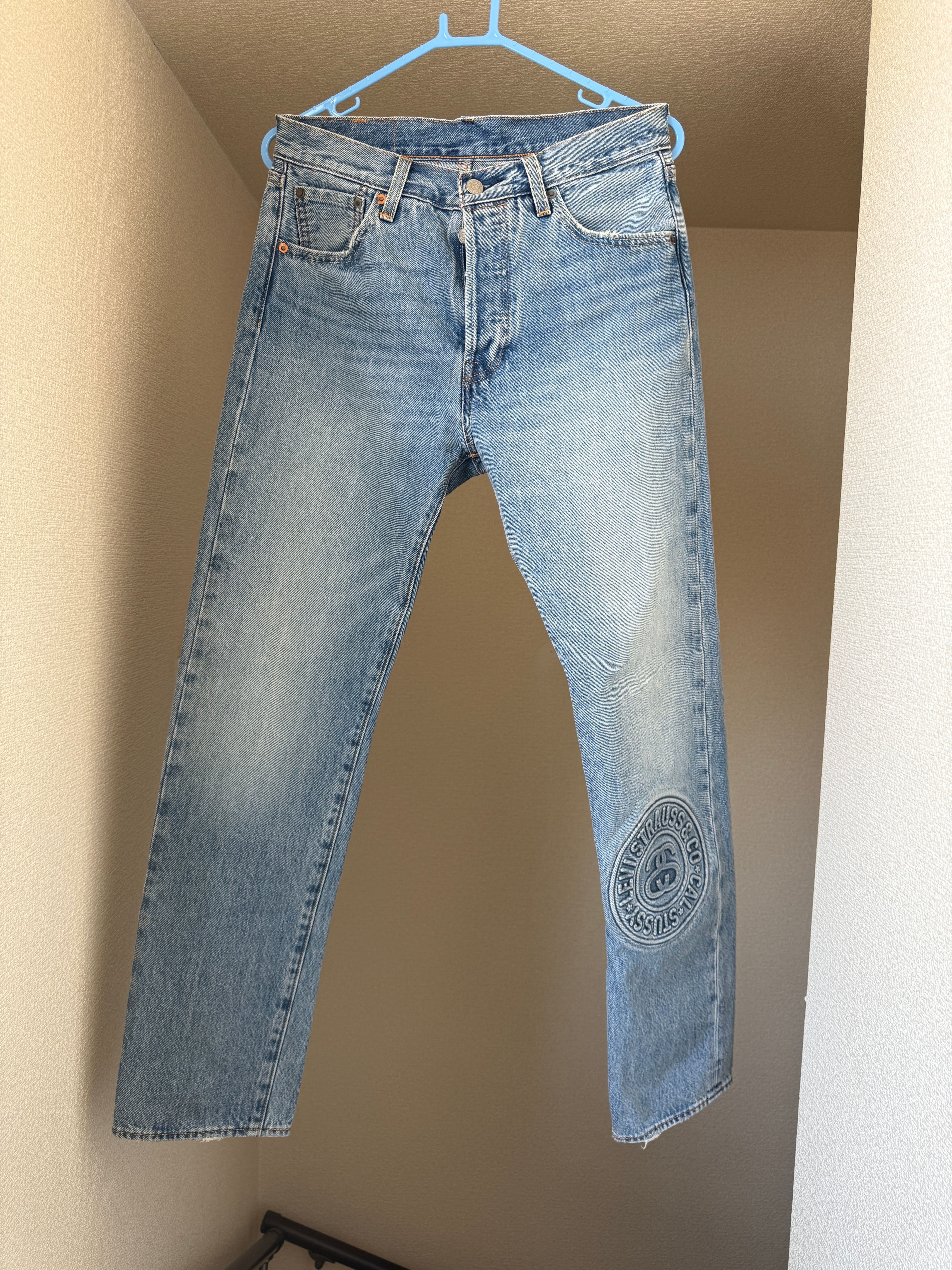 Stussy × LEVI'S Embossed 501 "Denim" A52180000