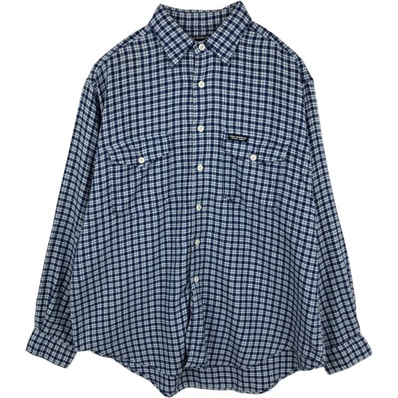 古着 ラルフローレン Ralph Lauren POLO JEANS CO, 長袖 コットンチェックシャツ メンズL相当/eaa676522