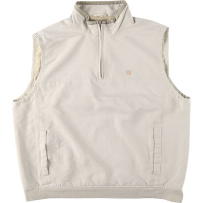 古着 ラルフローレン Ralph Lauren CHAPS ハーフジップ チャップス ベスト メンズXL相当/eaa585822