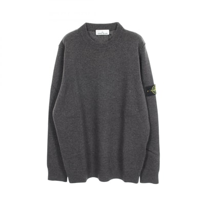 Stone Island Lambswool Crew Neck Sweater "Gray"