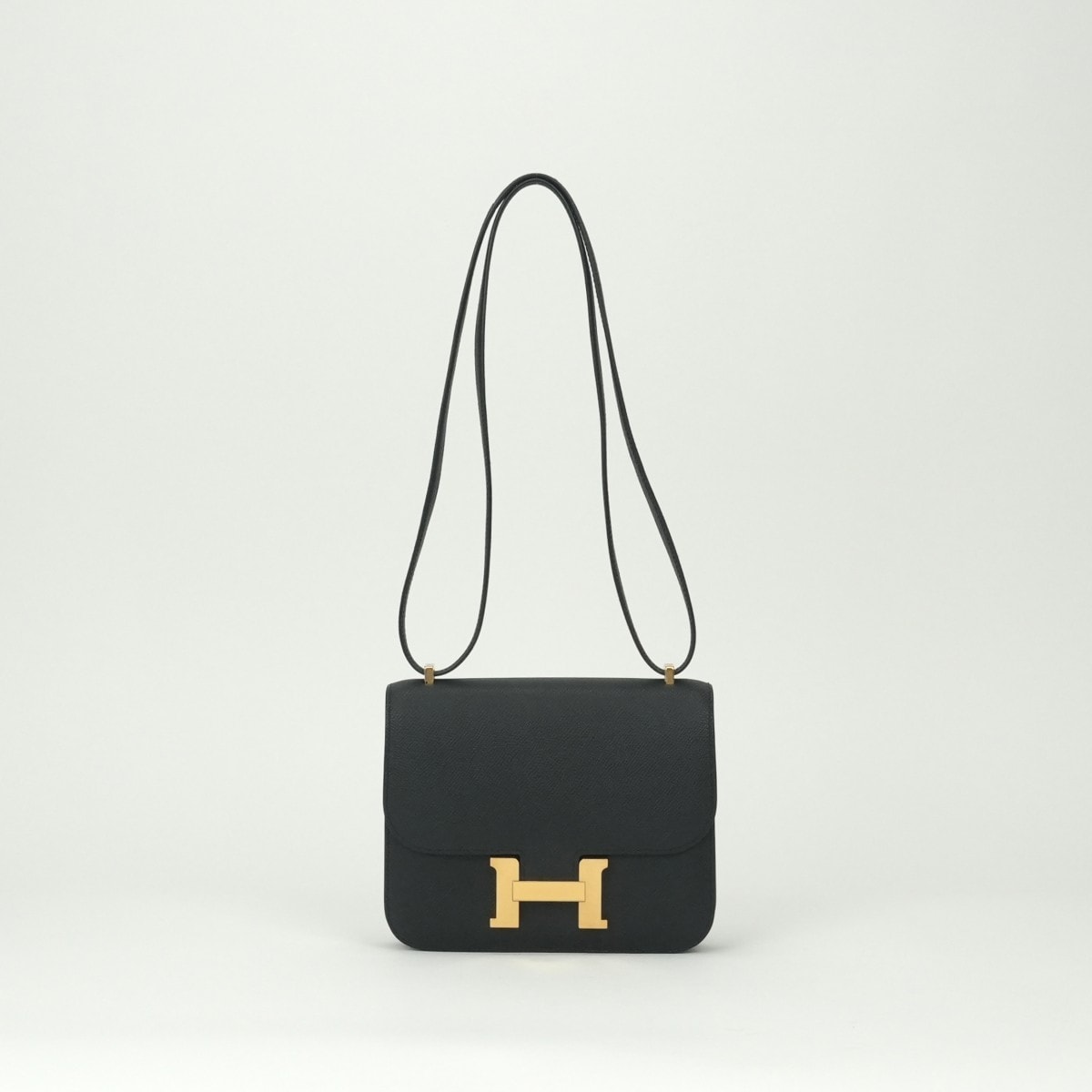 エルメス HERMES コンスタンス3 ミニ18 バッグ ショルダーバッグ エプソン ノワール Noir ブラック Black 黒 ゴールド金具 ヴォーエプソン