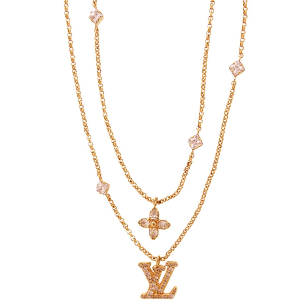 ルイ・ヴィトン  ネックレス レディ LV M01845  メタル