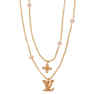 ルイ・ヴィトン ネックレス レディ LV M01845 メタル
