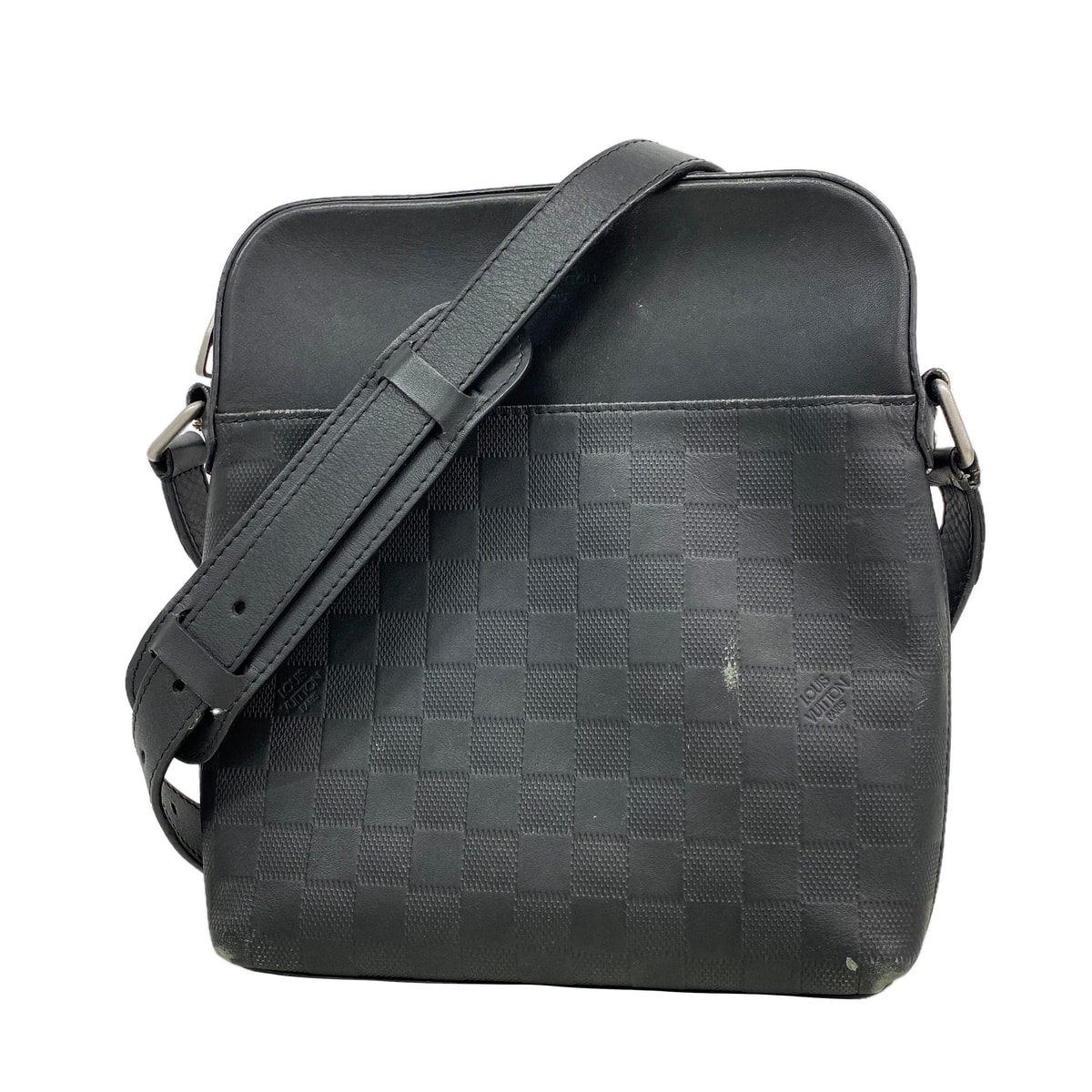 【6ke5173】ルイヴィトン ショルダーバッグ ダミエ・アンフィニ ポシェットディストリクト N23355 オニキス【中古】メンズ