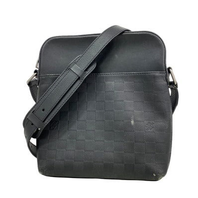 【6ke5173】ルイヴィトン ショルダーバッグ ダミエ・アンフィニ ポシェットディストリクト N23355 オニキス【中古】メンズ