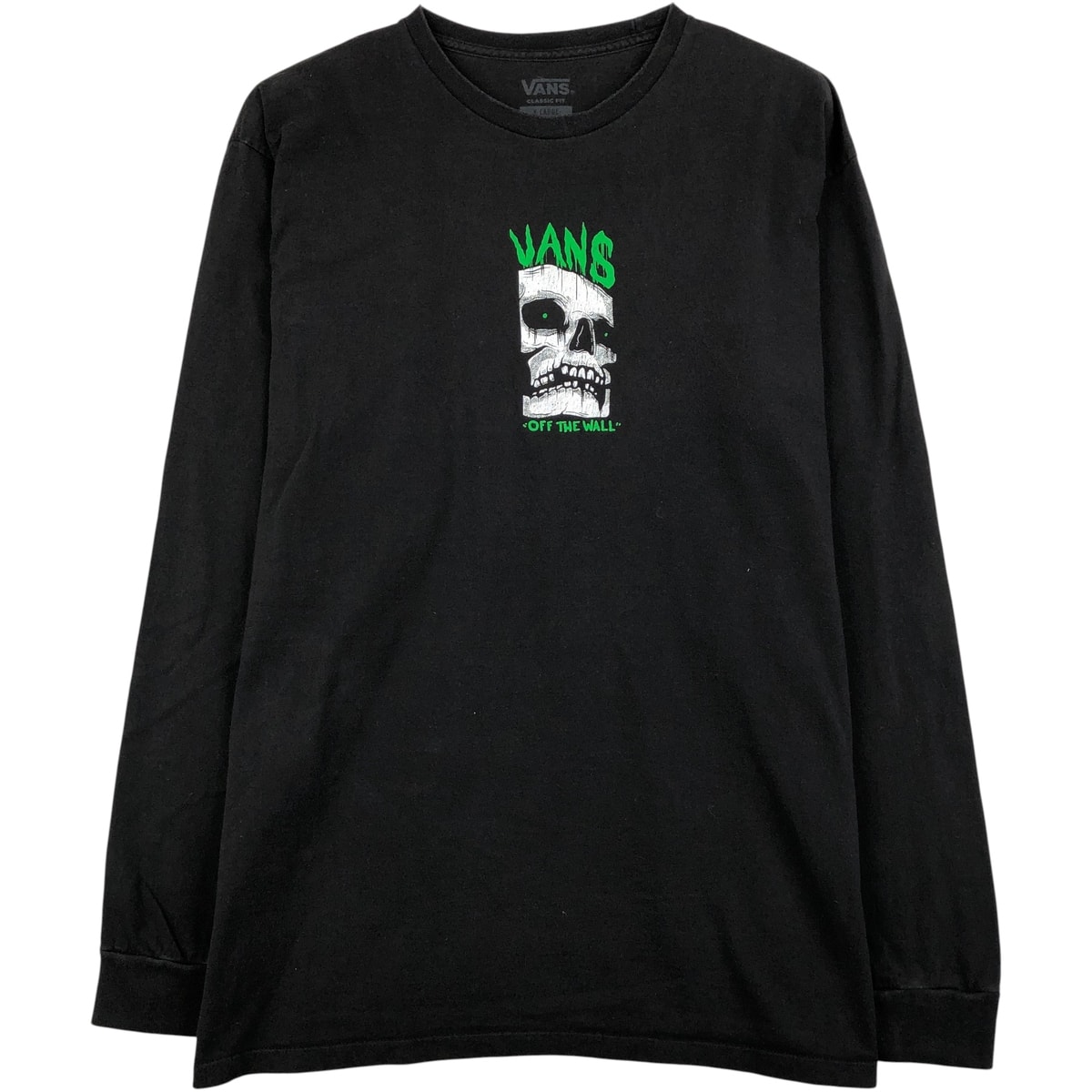 古着 バンズ VANS CLASSIC FIT ロングTシャツ ロンT メンズXL相当/eaa599721
