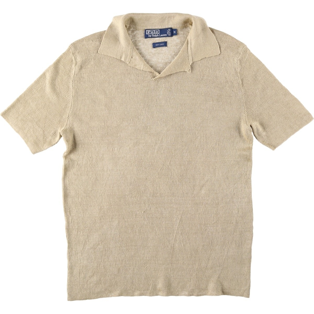 古着 ラルフローレン Ralph Lauren POLO by Ralph Lauren 半袖 オープンカラー ポロシャツ メンズM相当/eaa644759