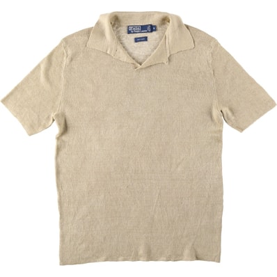 古着 ラルフローレン Ralph Lauren POLO by Ralph Lauren 半袖 オープンカラー ポロシャツ メンズM相当/eaa644759