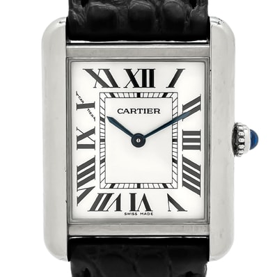 CARTIER カルティエ タンクソロ 腕時計
ステンレス ブラック レディース
【中古】