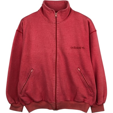 古着 80~90年代 アディダス adidas フルジップスウェットシャツ トレーナー イタリア製 メンズL相当 ヴィンテージ/eaa614372