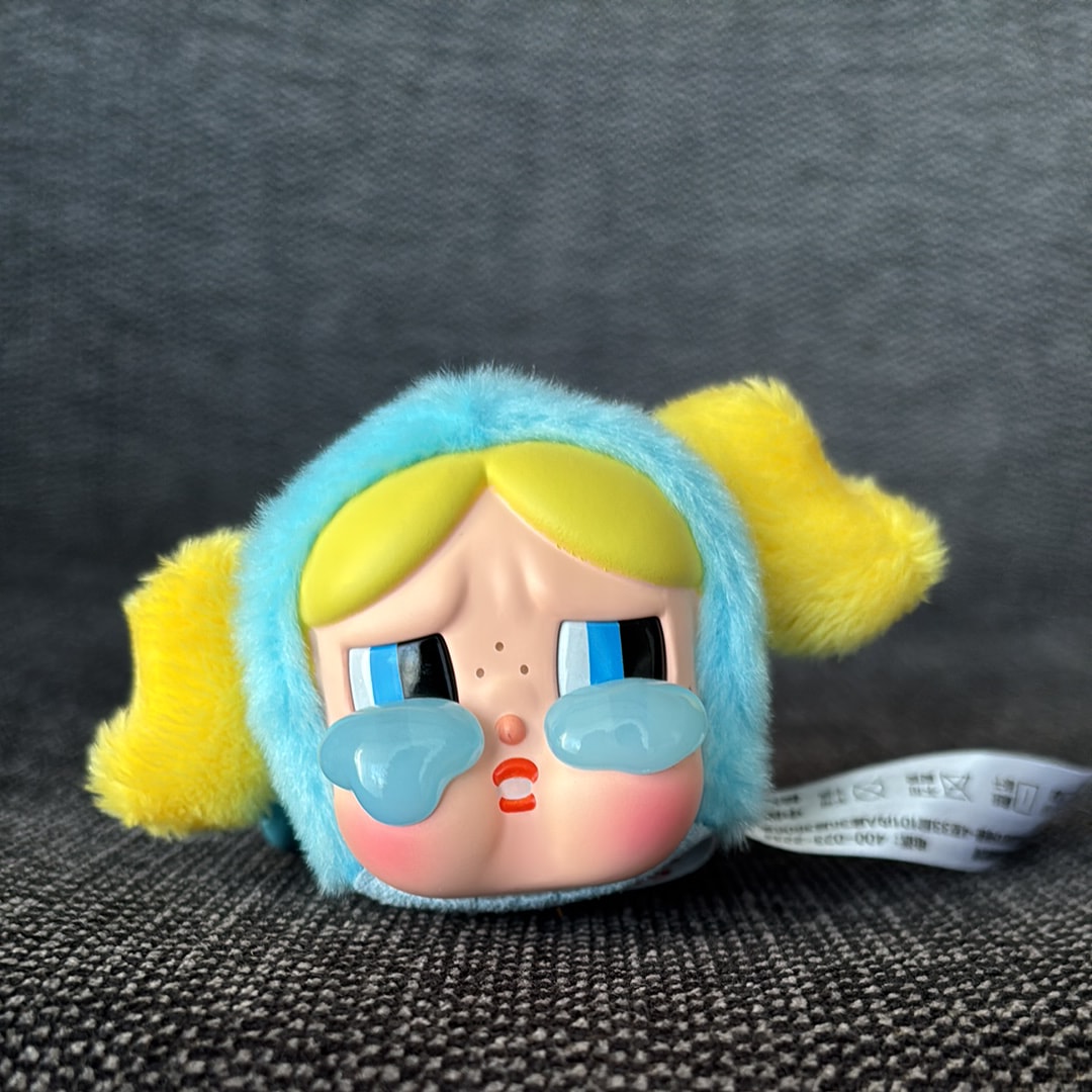 POP MART CRYBABY x Powerpuff Girls Series Plush BUBBLES