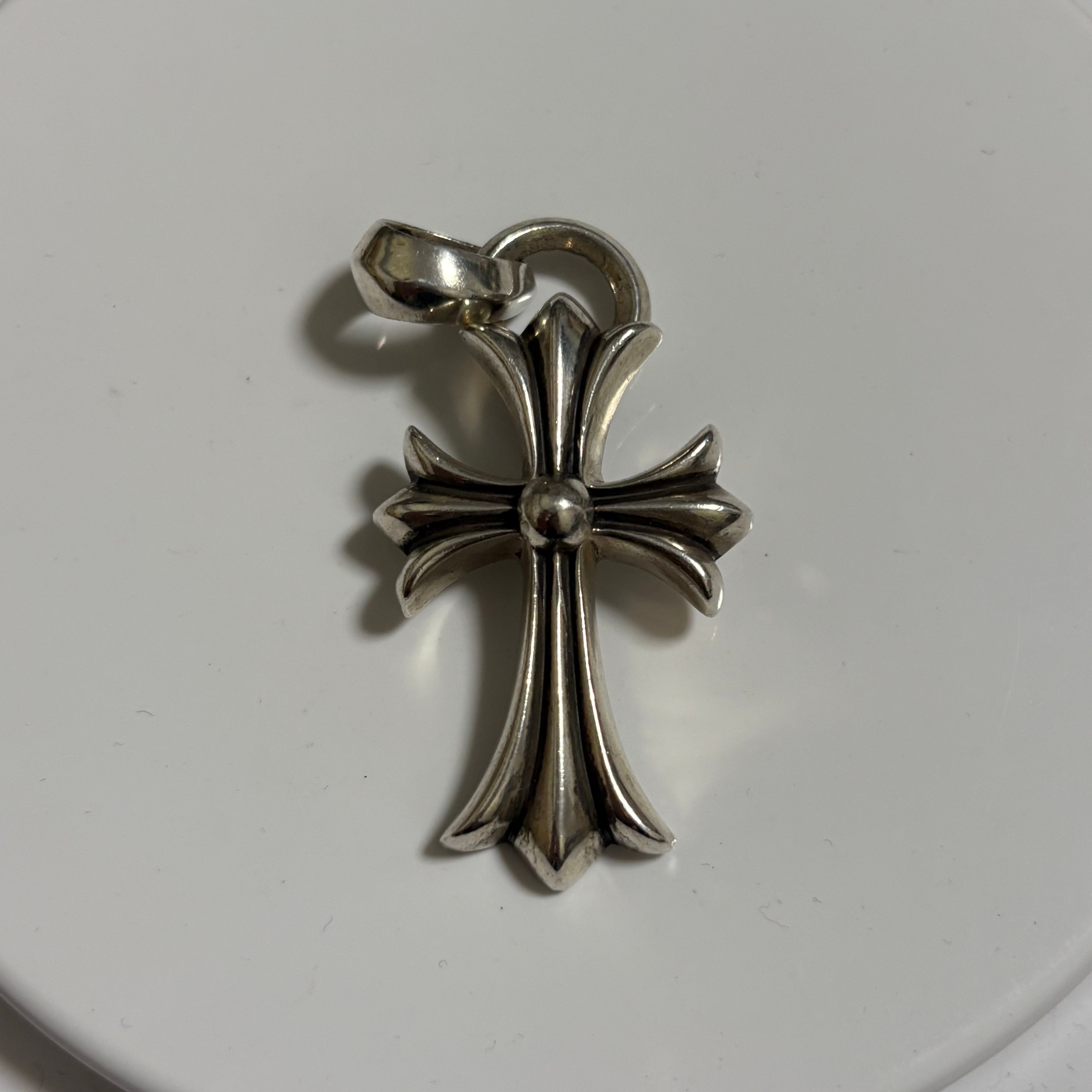 Chrome Hearts CH Cross Pendant Small / Plain Bail "Silver"