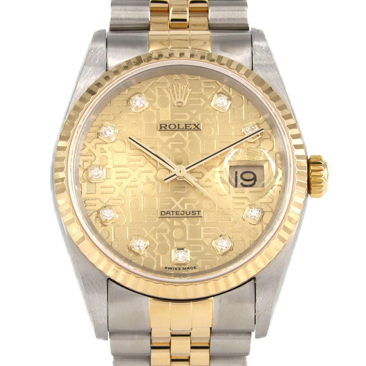 ロレックス デイトジャスト 16233G SSxYG 自動巻 K番