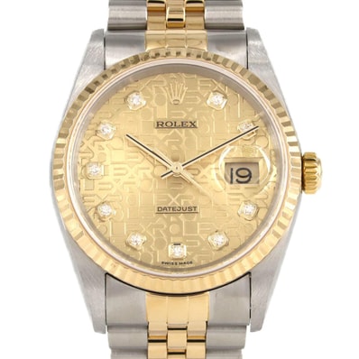 ロレックス デイトジャスト 16233G SSxYG 自動巻 K番