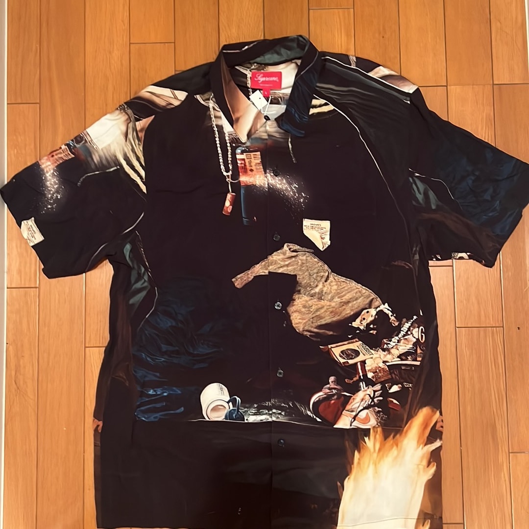 Supreme Firecracker Rayon S/S Shirt "Black"