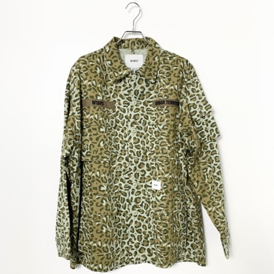 WTAPS Leopard Shirt Jacket "Beige"