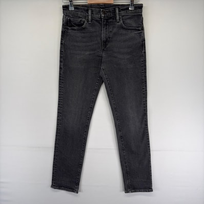 古着 リーバイス Levi's デニム パンツ 511 スリムフィット ブラックデニム 5ポケット ストレート ジップ w30 L32 グレー系 メンズ
