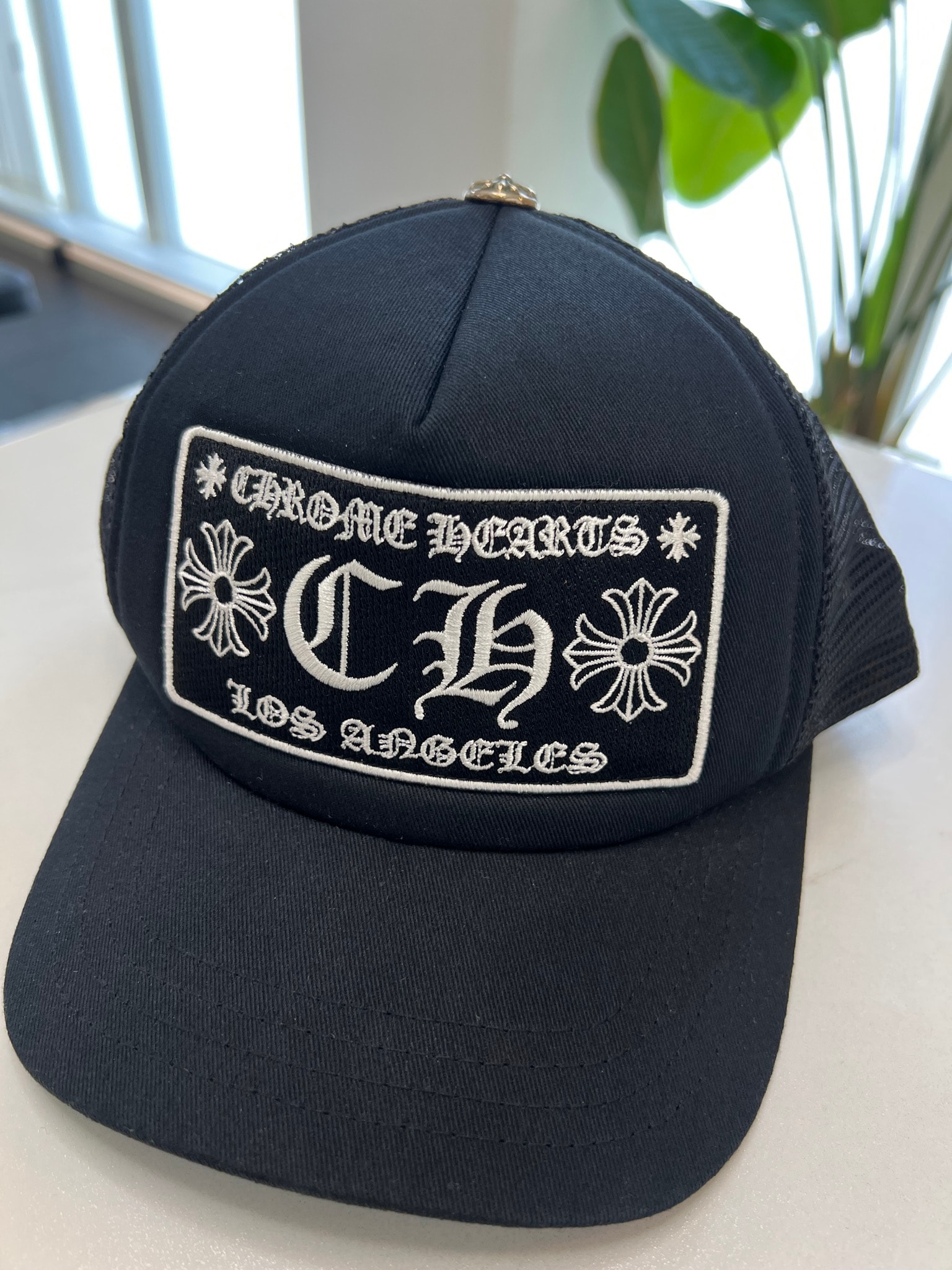 Chrome Hearts CH Trucker Cap Los Angeles Exclusive "Black"