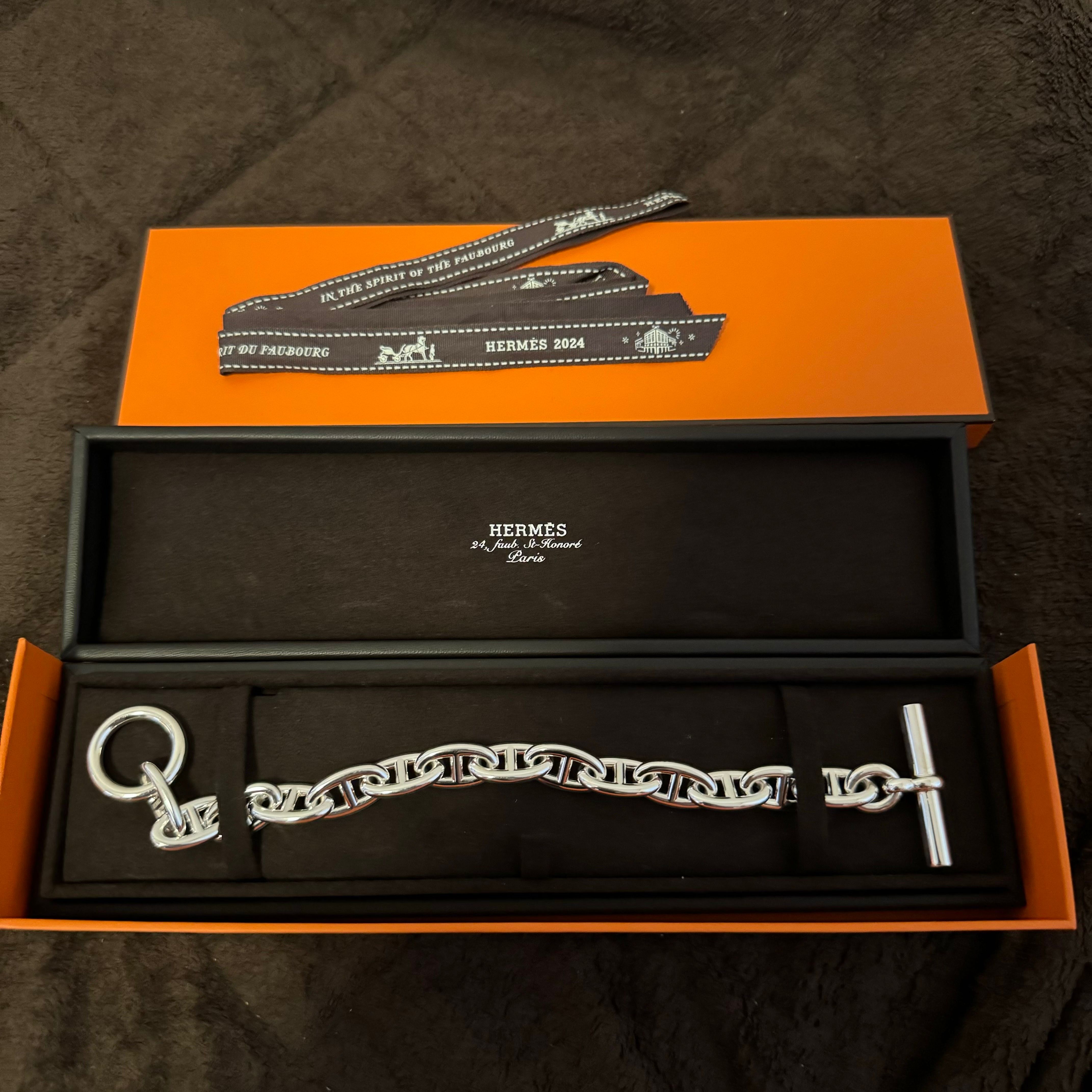 Hermes Chaine D'ancre GM Bracelet "Silver"