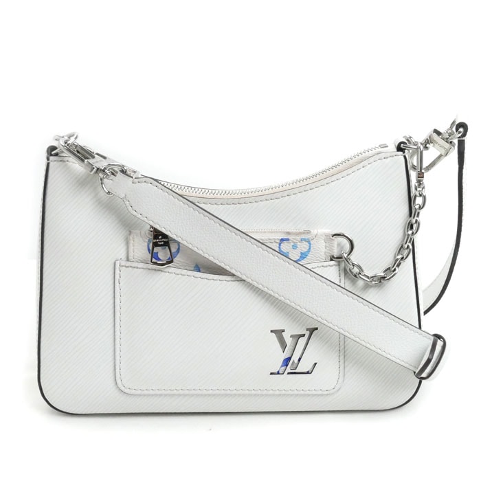 LOUIS VUITTON ルイ・ヴィトン マレル 2Wayショルダーバッグ エピ ホワイト M25316 IC レディース【中古】