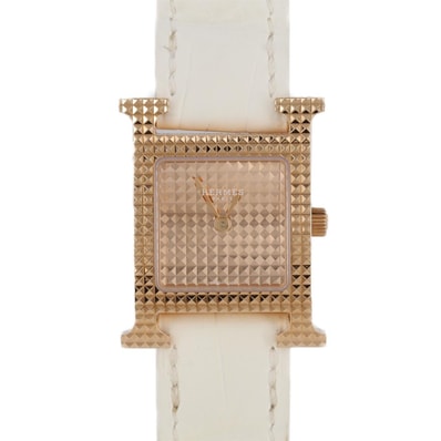 エルメス Hウォッチ PG HH4.470 PG・RG クォーツ