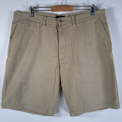 古着 ポロ・ラルフローレン POLO RALPH LAUREN ショートパンツ チノパン ポロチノ 大きいサイズ ワンポイントロゴ w38 ベージュ系 メンズ