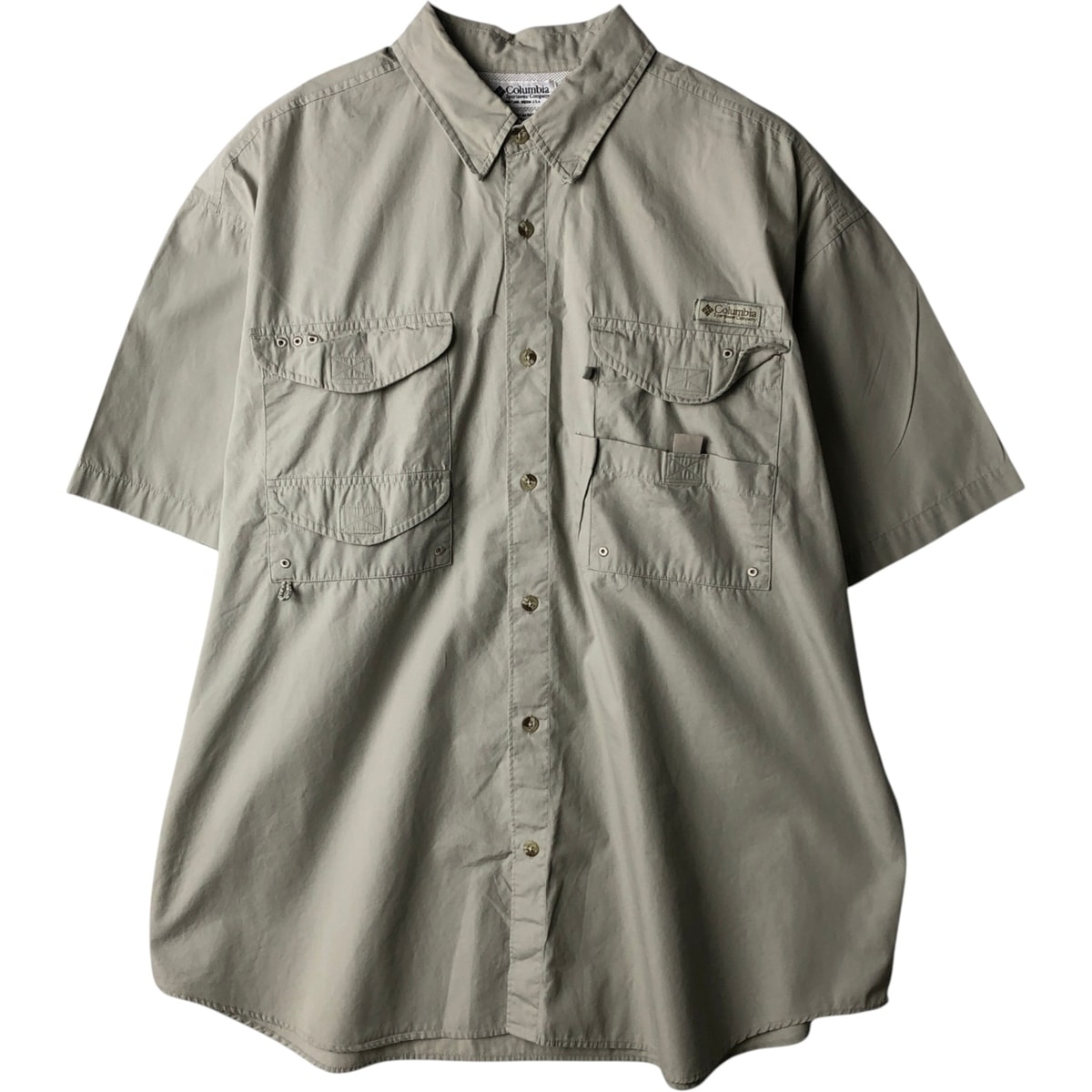 古着 00年代 コロンビア Columbia PFG 隠しボタンダウン 半袖 フィッシングシャツ メンズXL相当/eaa634623