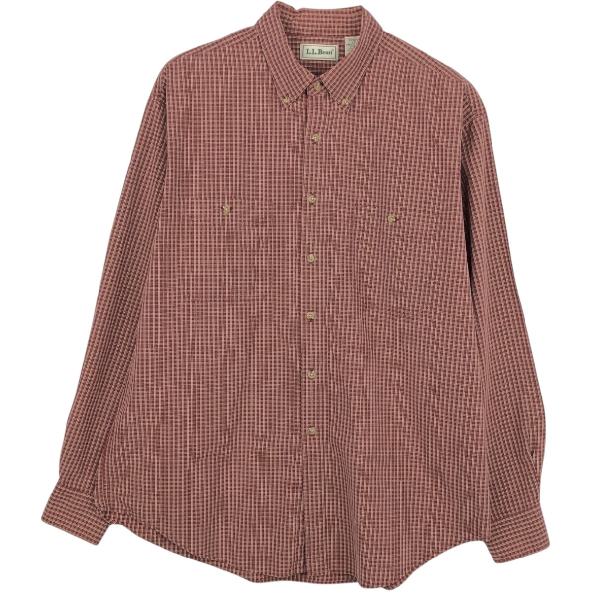 古着 ~90年代 エルエルビーン L.L.Bean 長袖 ボタンダウンチェックシャツ メンズL相当 ヴィンテージ/eaa662881