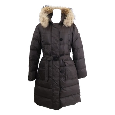 モンクレール 49301 MESSINA メッシーナ ファー/ベルト付 フーディダウン 1