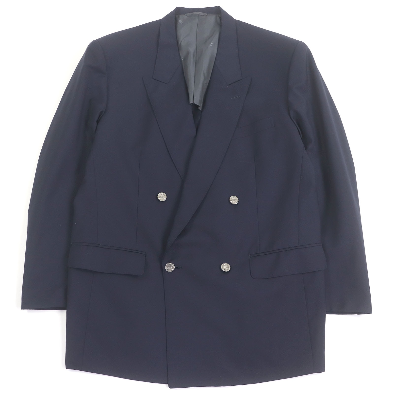 極美品 クリスチャンディオールムッシュ テーラードジャケット 101-91-180