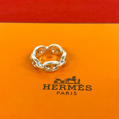 HERMES エルメス アンシェネ リング シルバー925 リング・指輪 9.5号 シルバー
26269