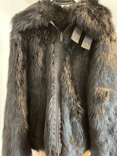 Nike x Ambush Women's Reversible Faux Fur Coat "Black"