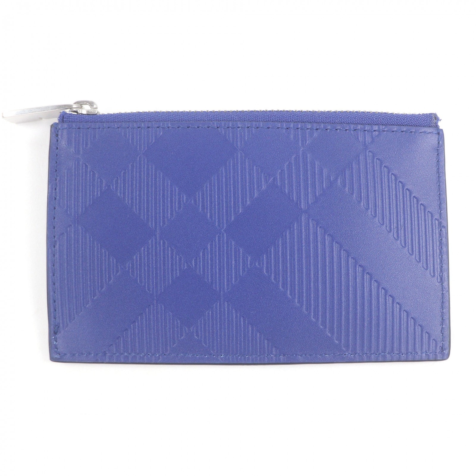 極美品 バーバリー コインケース ブルー メンズ